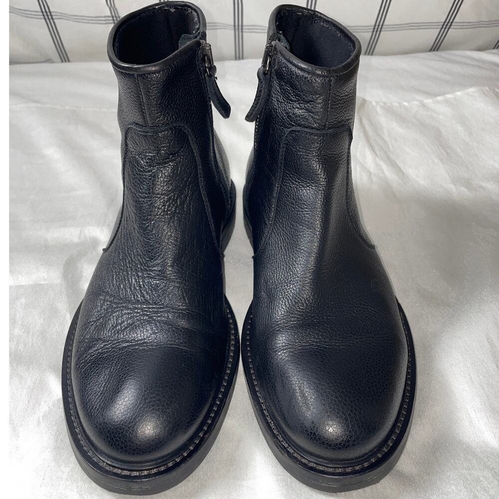 Aquatalia Calfskin Leather Boots - Men's Size 10 - Made in Italy